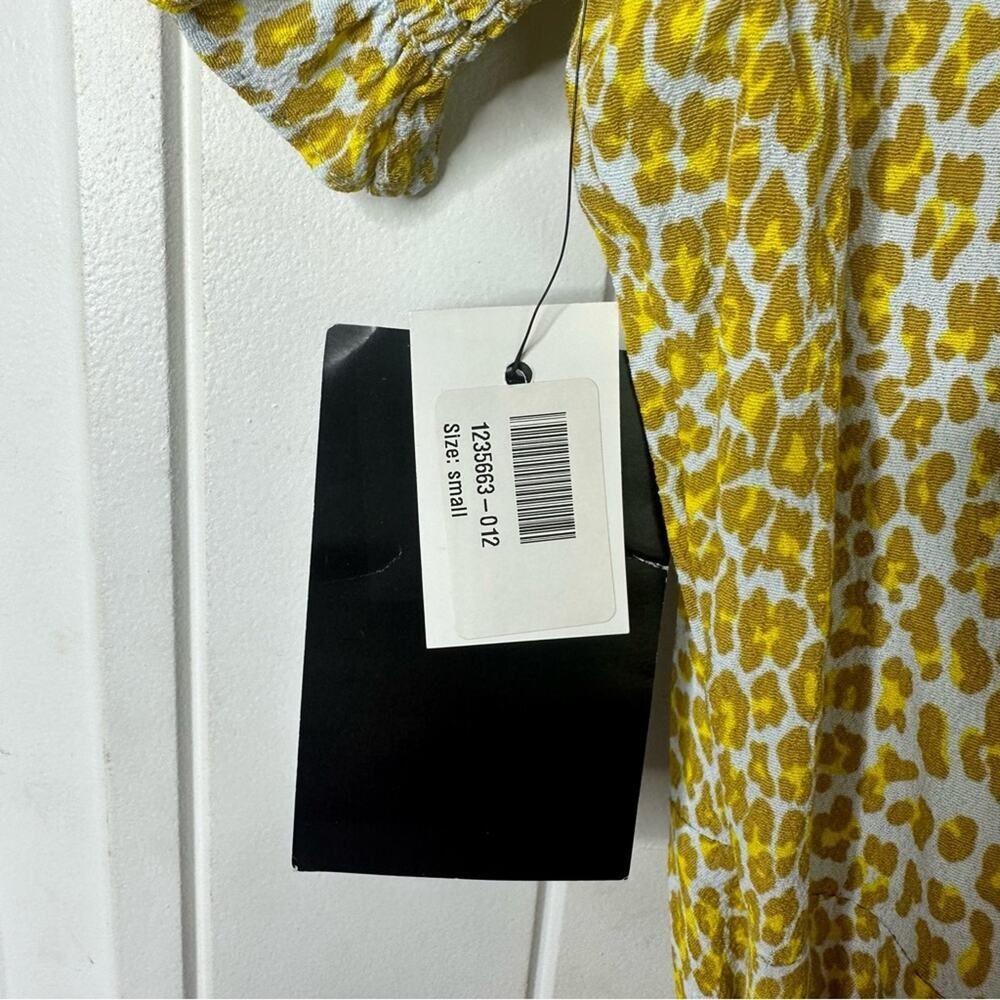Diane Von Furstenberg Emilia leopard animal print wrap dress size small - Picture 9 of 10